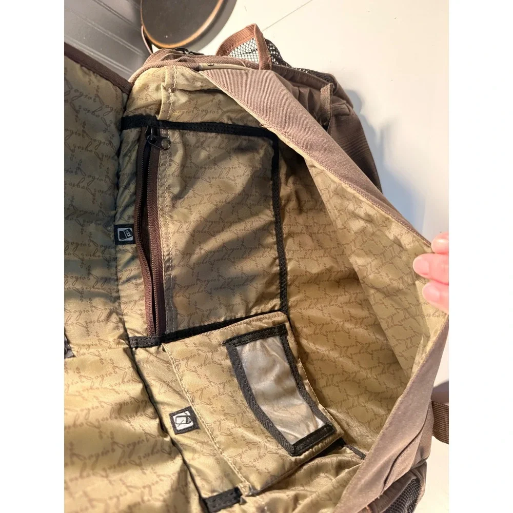 OGIO Hip Hop Messenger Bag Brown Plaid Tech Laptop Shoulder Bag Organizer